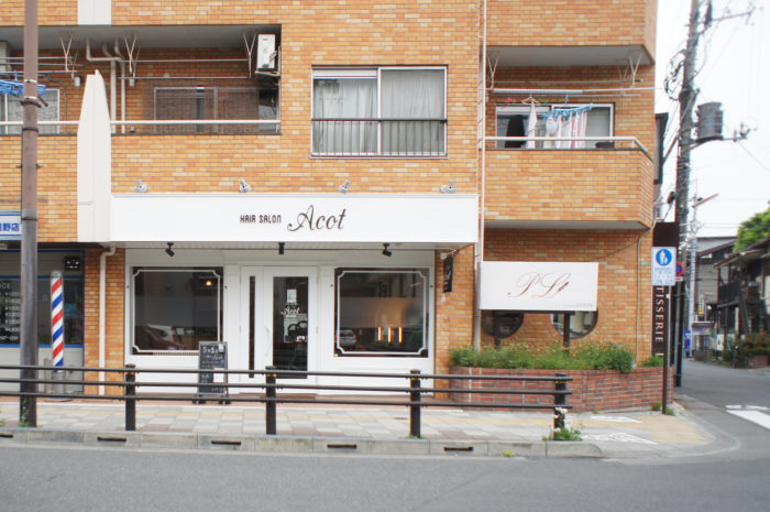 東京のヘアーサロン外観デザイン