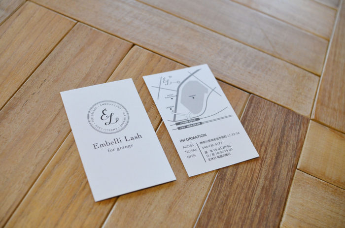 ショップカードデザイン