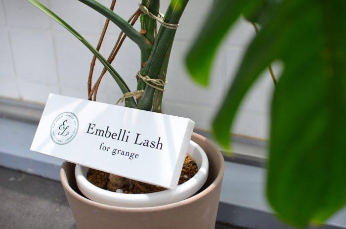 まつげエクステサロンのロゴデザイン