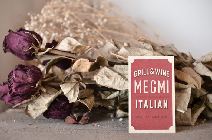 ショップカードデザイン